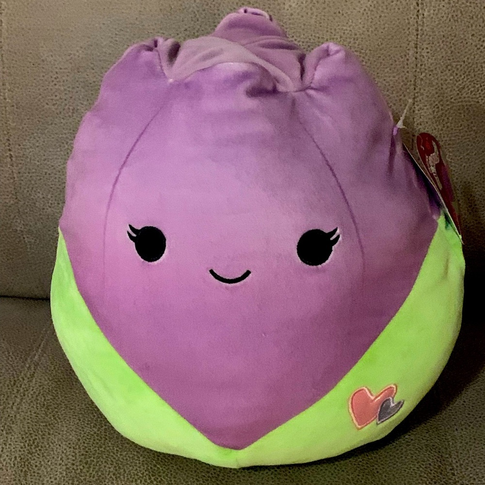 Jackie Squishmallow 11” Tulip Valentine Hearts